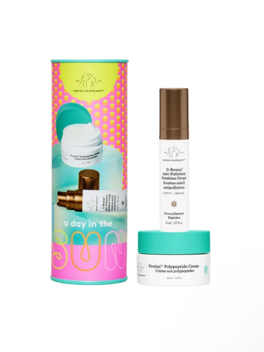 NEW Drunk Elephant "A Day in the Sun" mini gift set